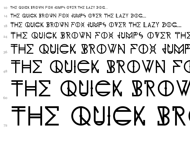 KH Idonx font waterfall